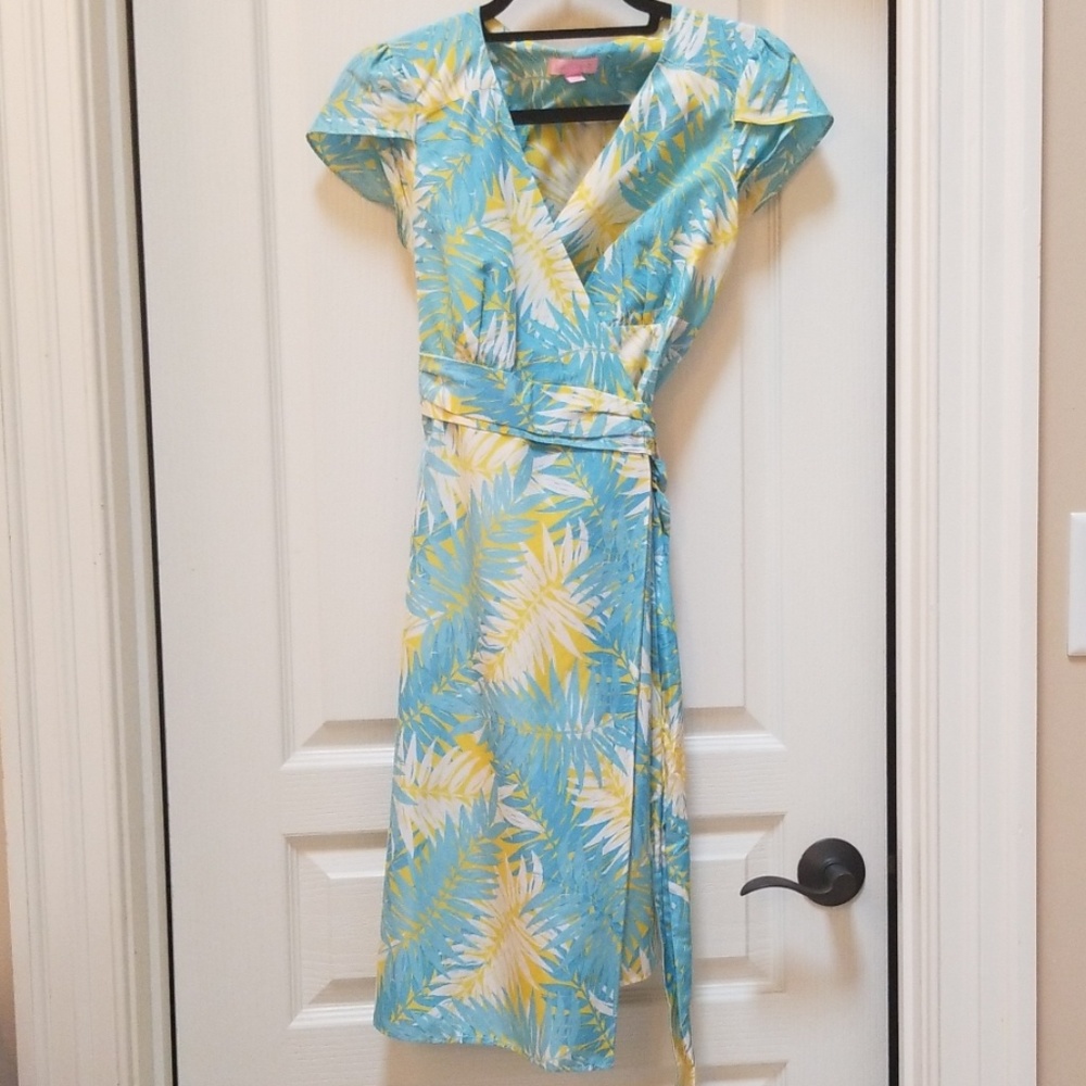 Silk wrap dress